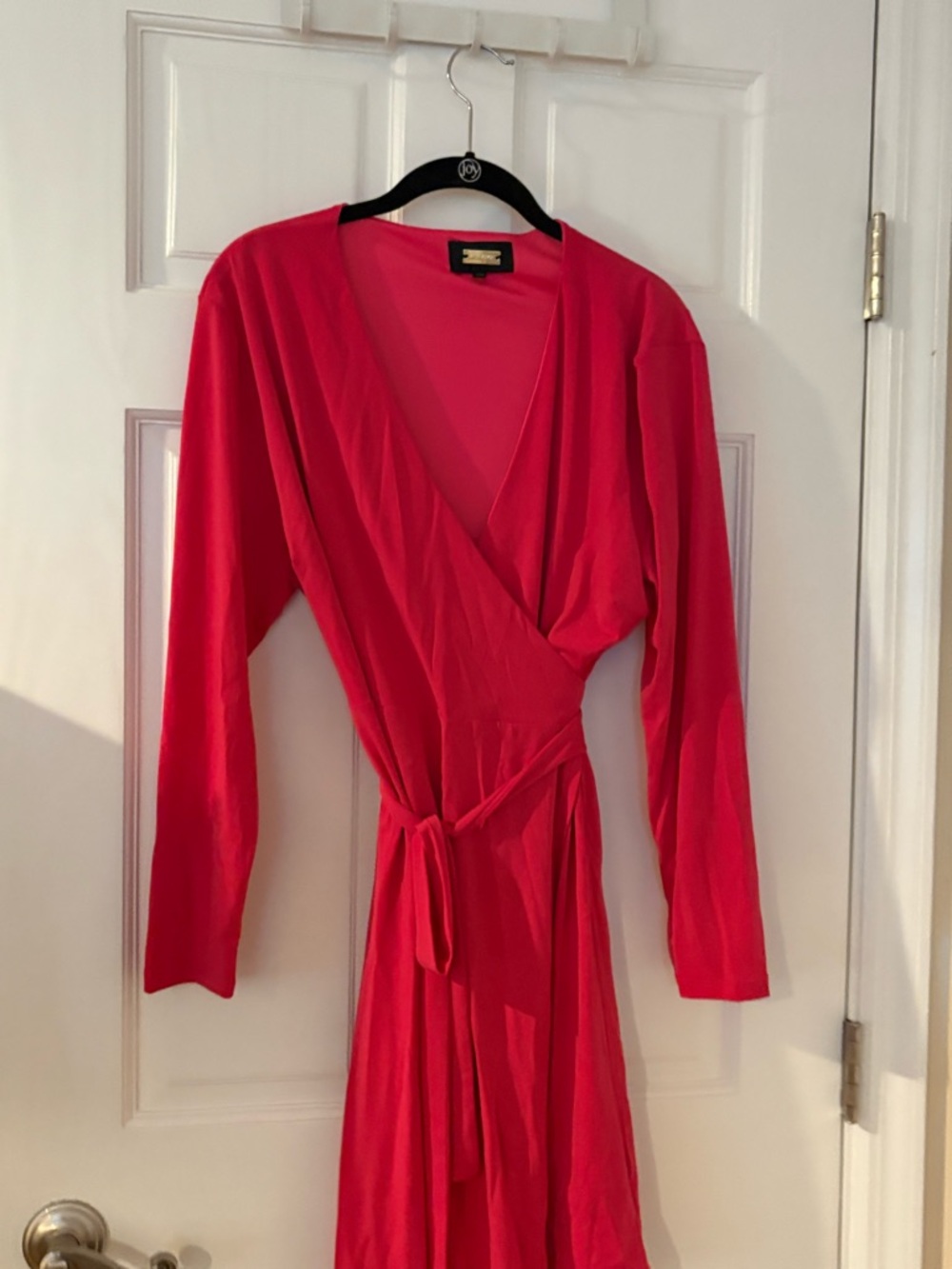 Alexia Admor Hot Pink Dress with Gold Logo Plate